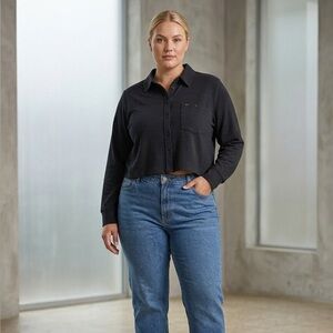 NWT Lee black button up time size 2x